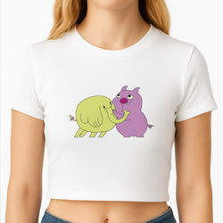 Tree Trunks Crop Top
