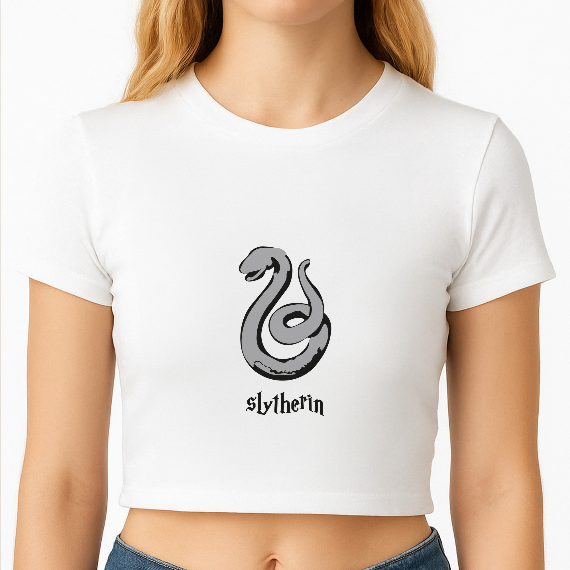 Slytherin Crop Top