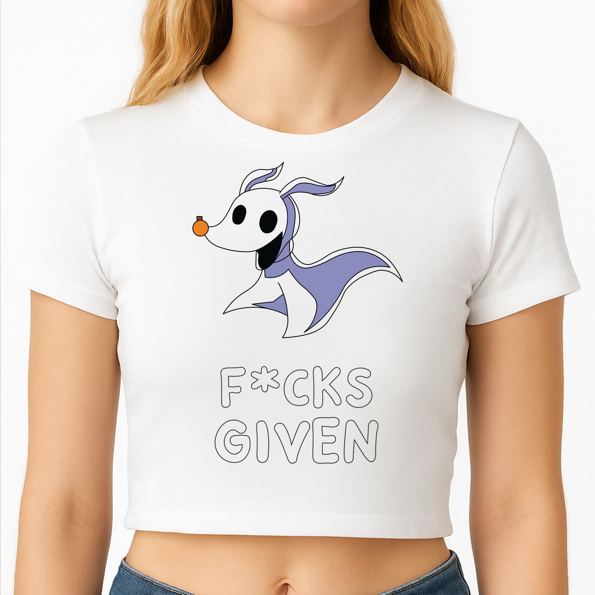 Zero F*cks Crop Top