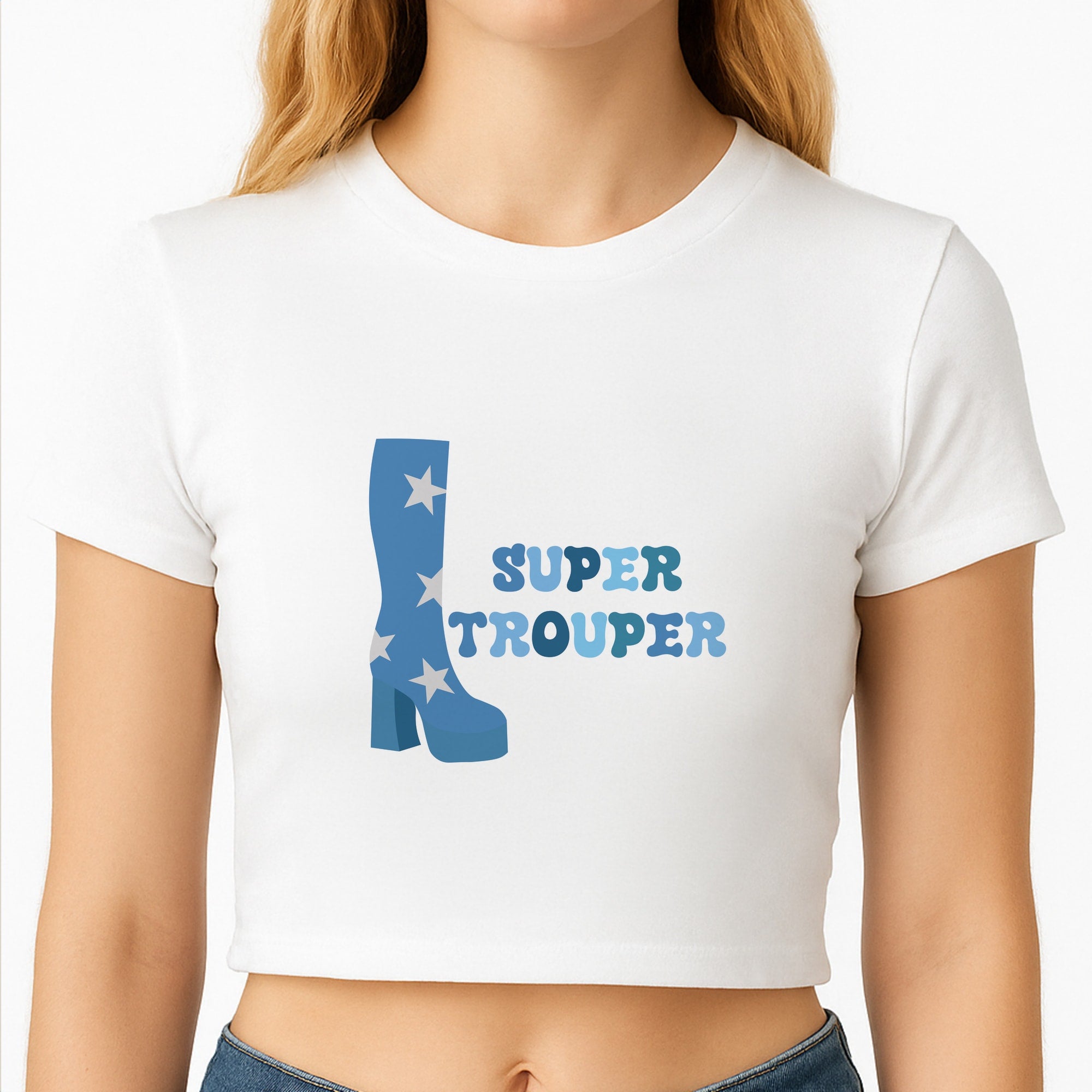 Super Trouper Crop Top