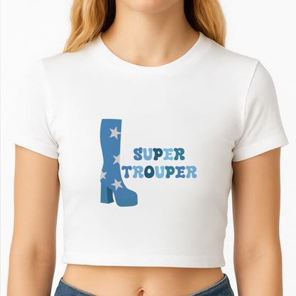 Super Trouper Crop Top