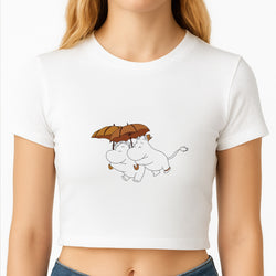 Moom Umbrellas Crop Top