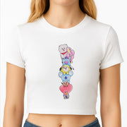 K-Pop Band BT21 Drawing Crop Top 2