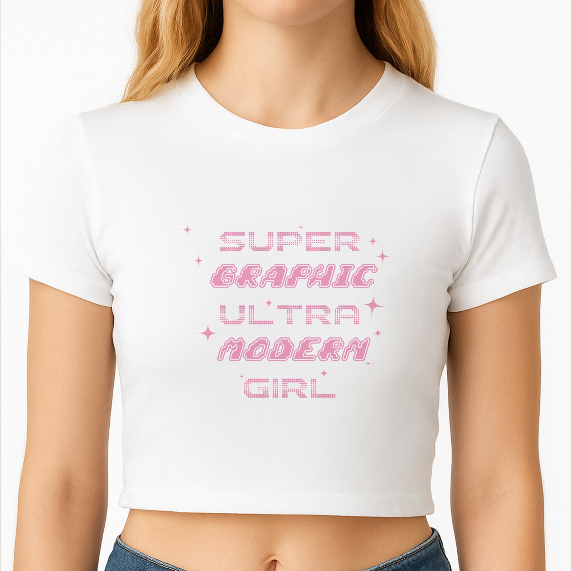 Super Graphic Ultra Modern Girl - Chappell Crop Top
