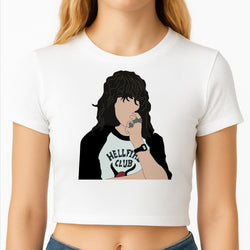 Eddie Munson Hellfire Crop Top