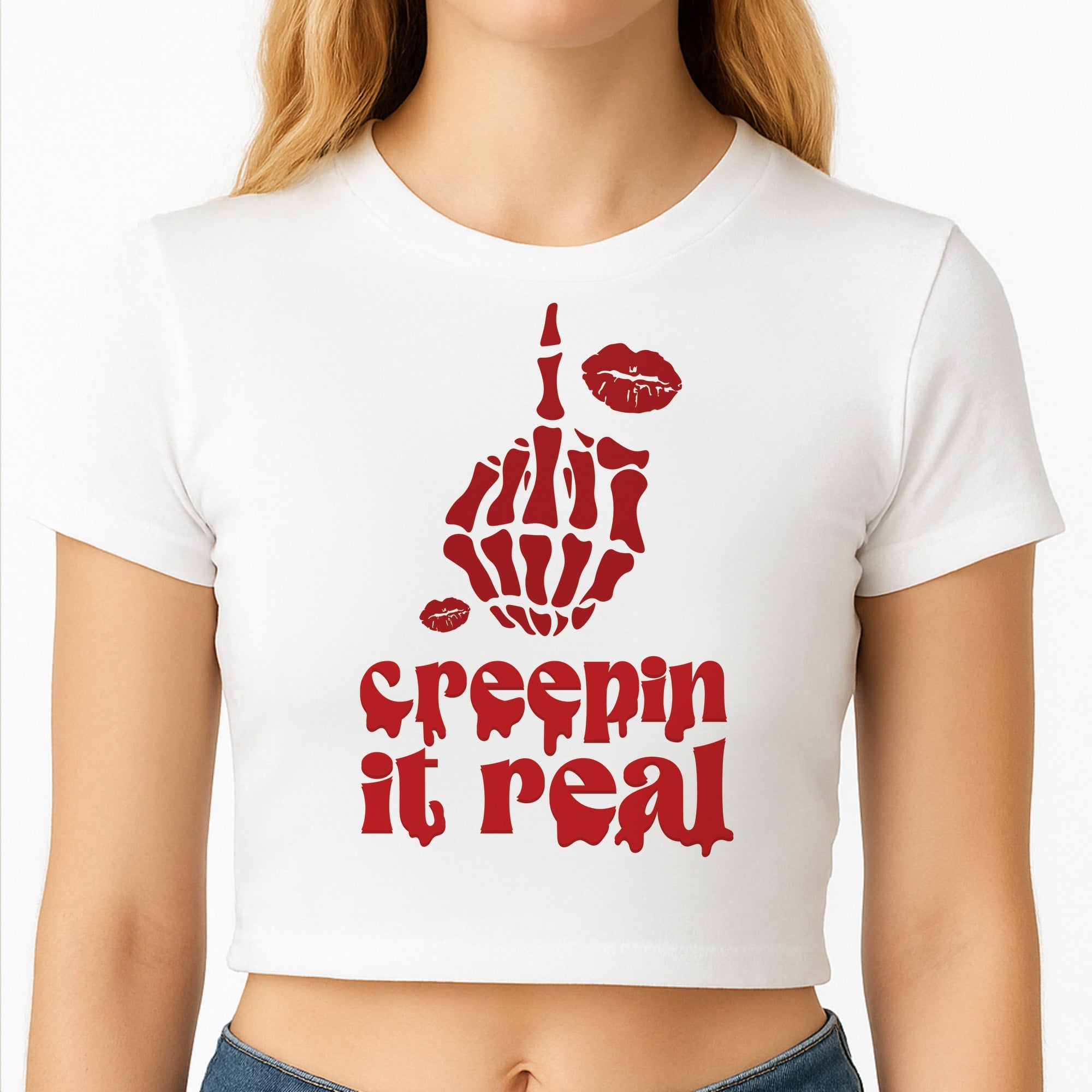 Creepin It Real Crop Top