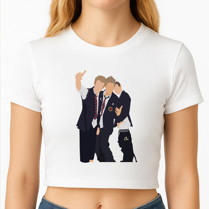 School Clothes - Bust Band Crop Top