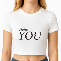 Hello You Crop Top