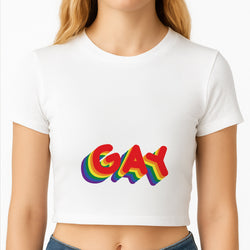 Gay Rainbow - Pride Crop Top