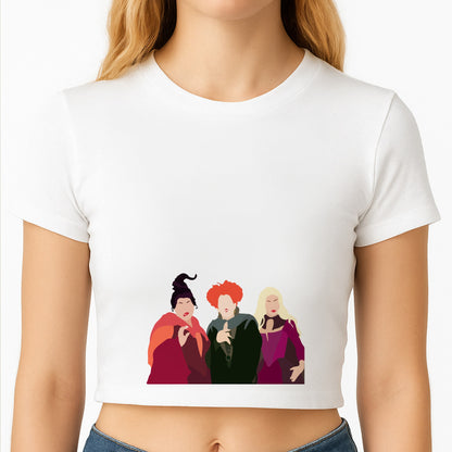 Hocus Halloween Witches - Halloween Crop Top