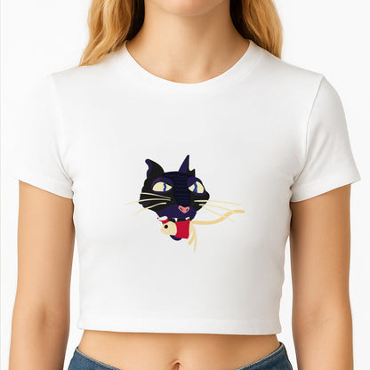 Mouse Eating Crop Top