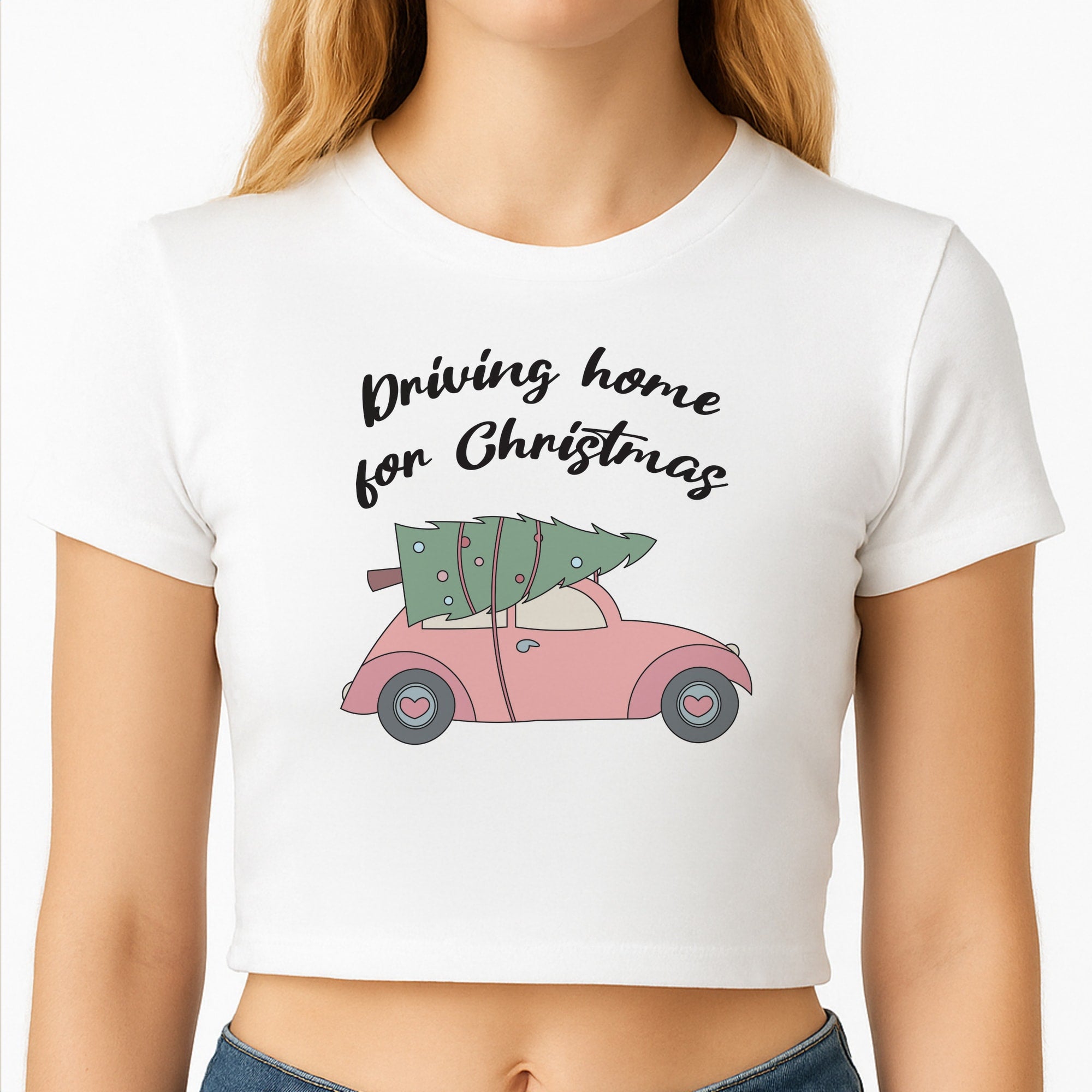 Driving Home For Christmas - Christmas Songs Crop Top