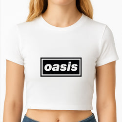 Band Name Crop Top