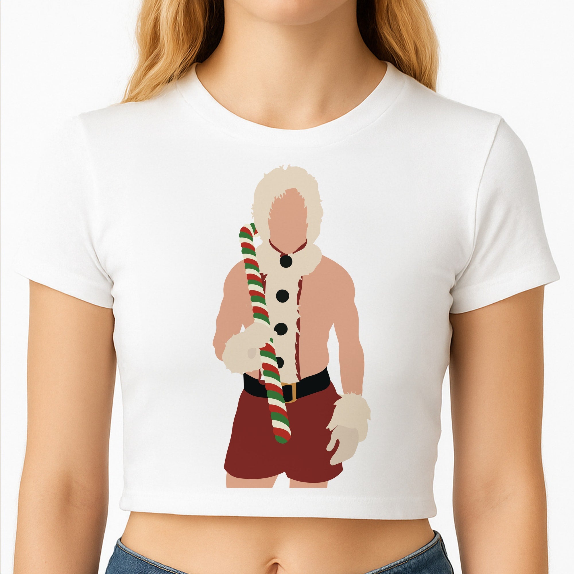 Christmas Schmidt Crop Top