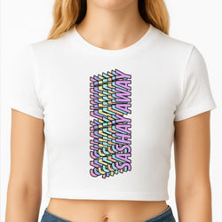 Sashay Away Retro - Drag Queen's Drag Race Crop Top