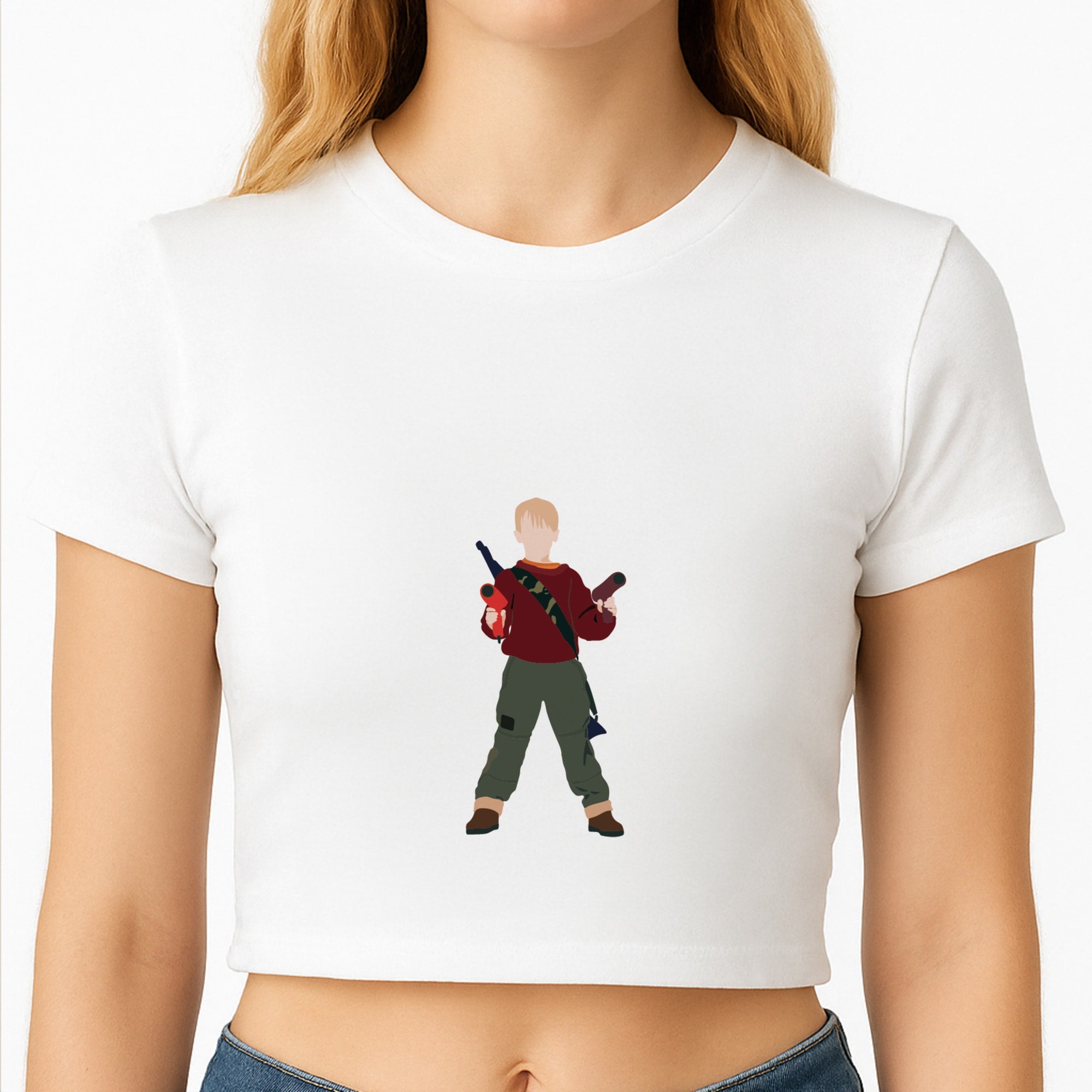 Kevin And Hairdryers Crop Top