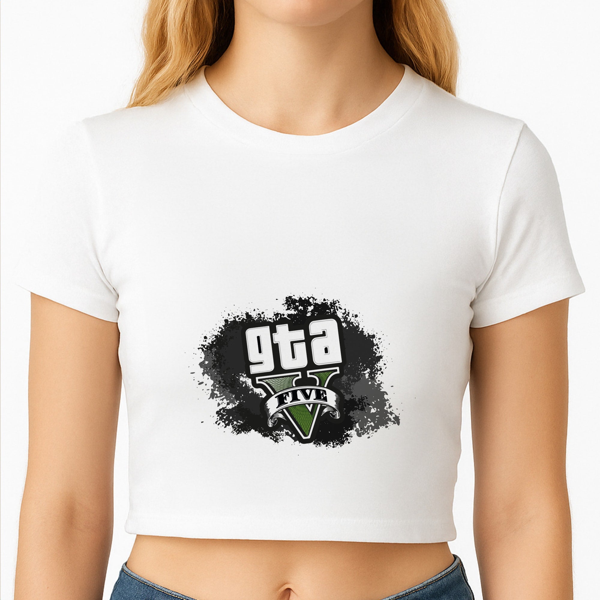 Five - Video Game Crop Top