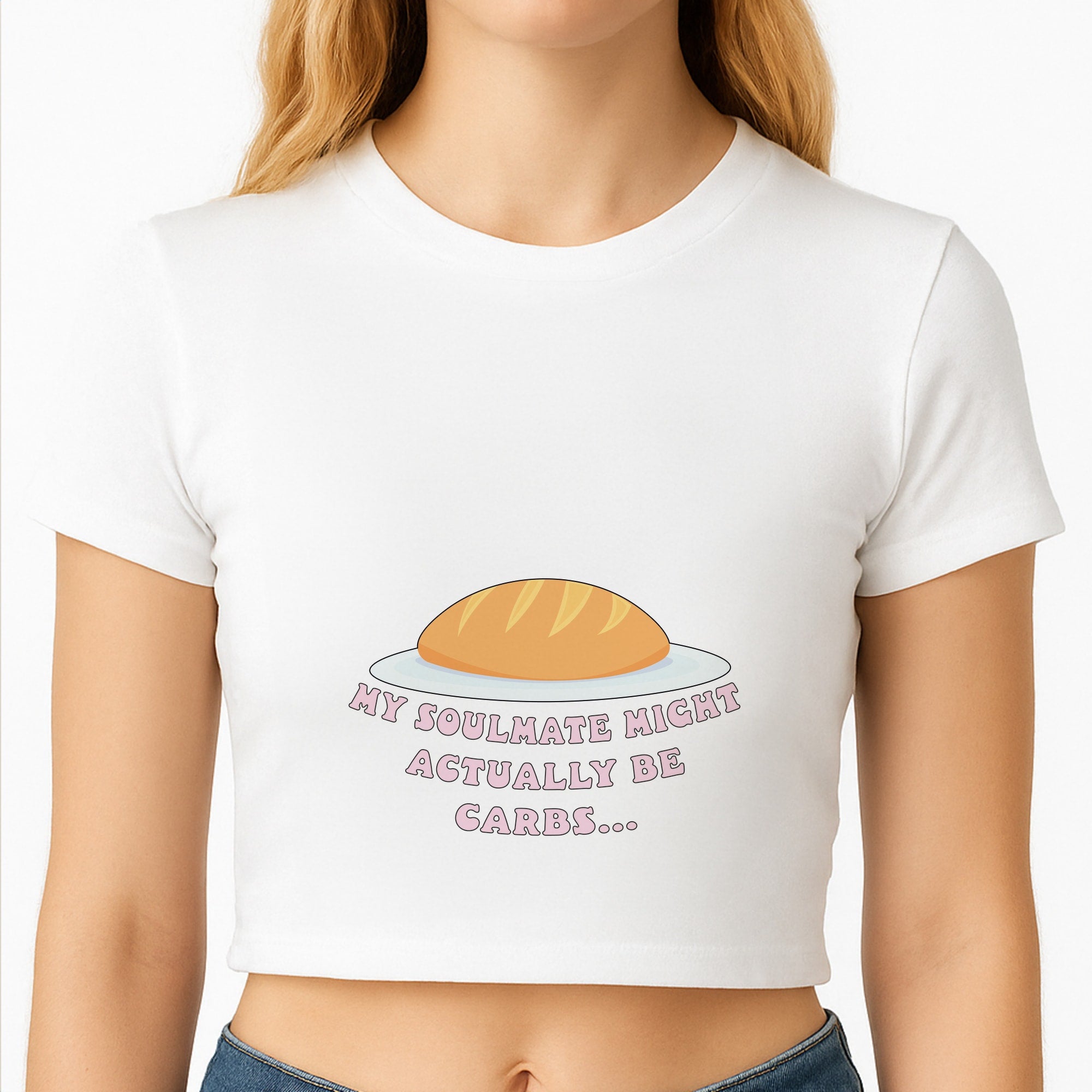 My Soulmate Might Actually Be Carbs Crop Top