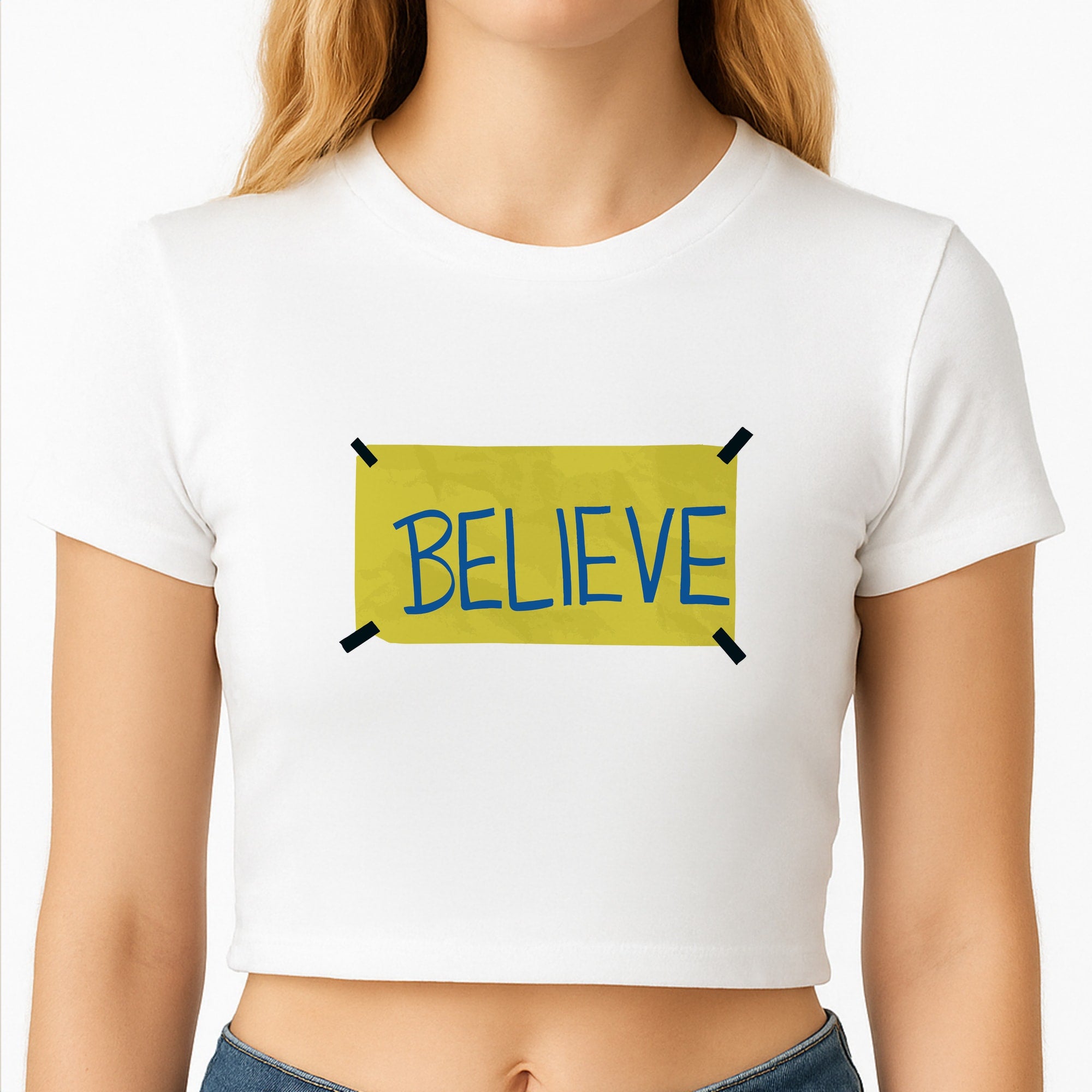 Believe Crop Top