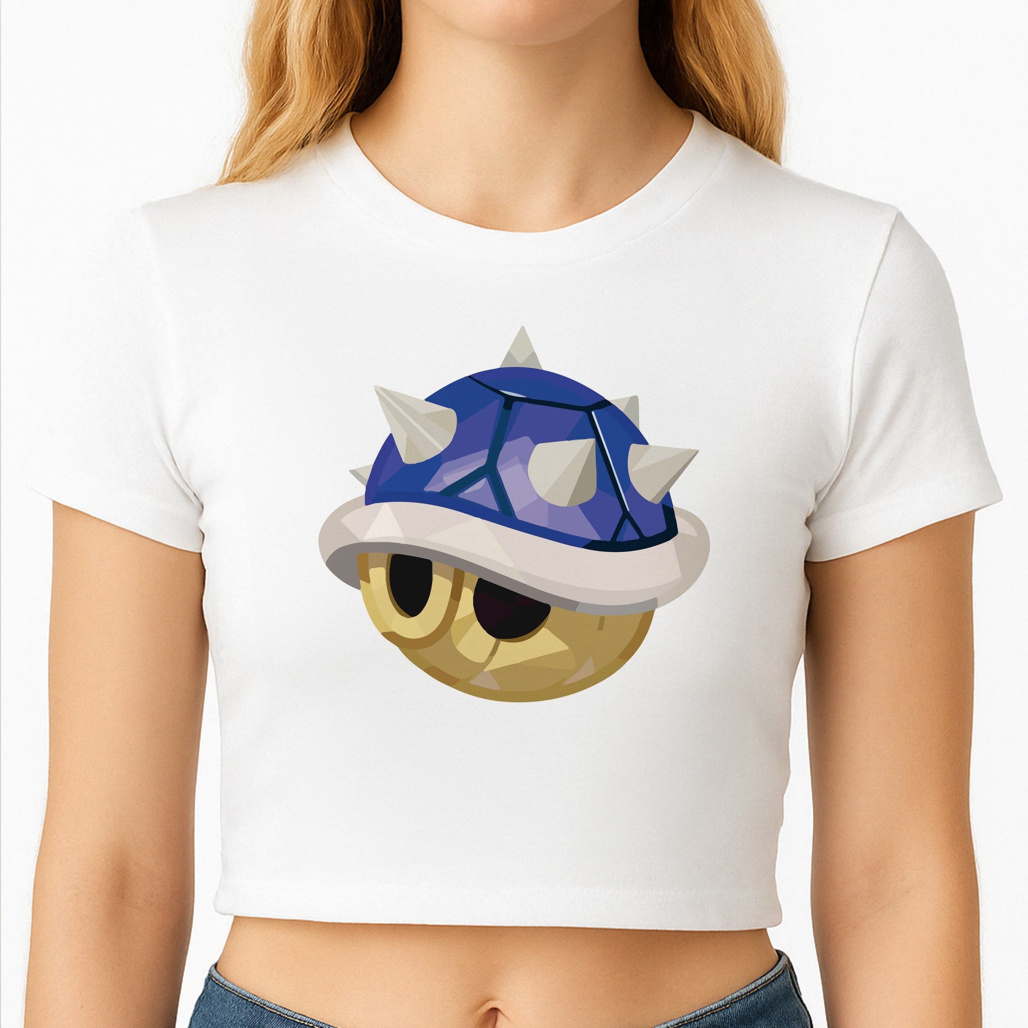 Spiny Shell - Mario Crop Top