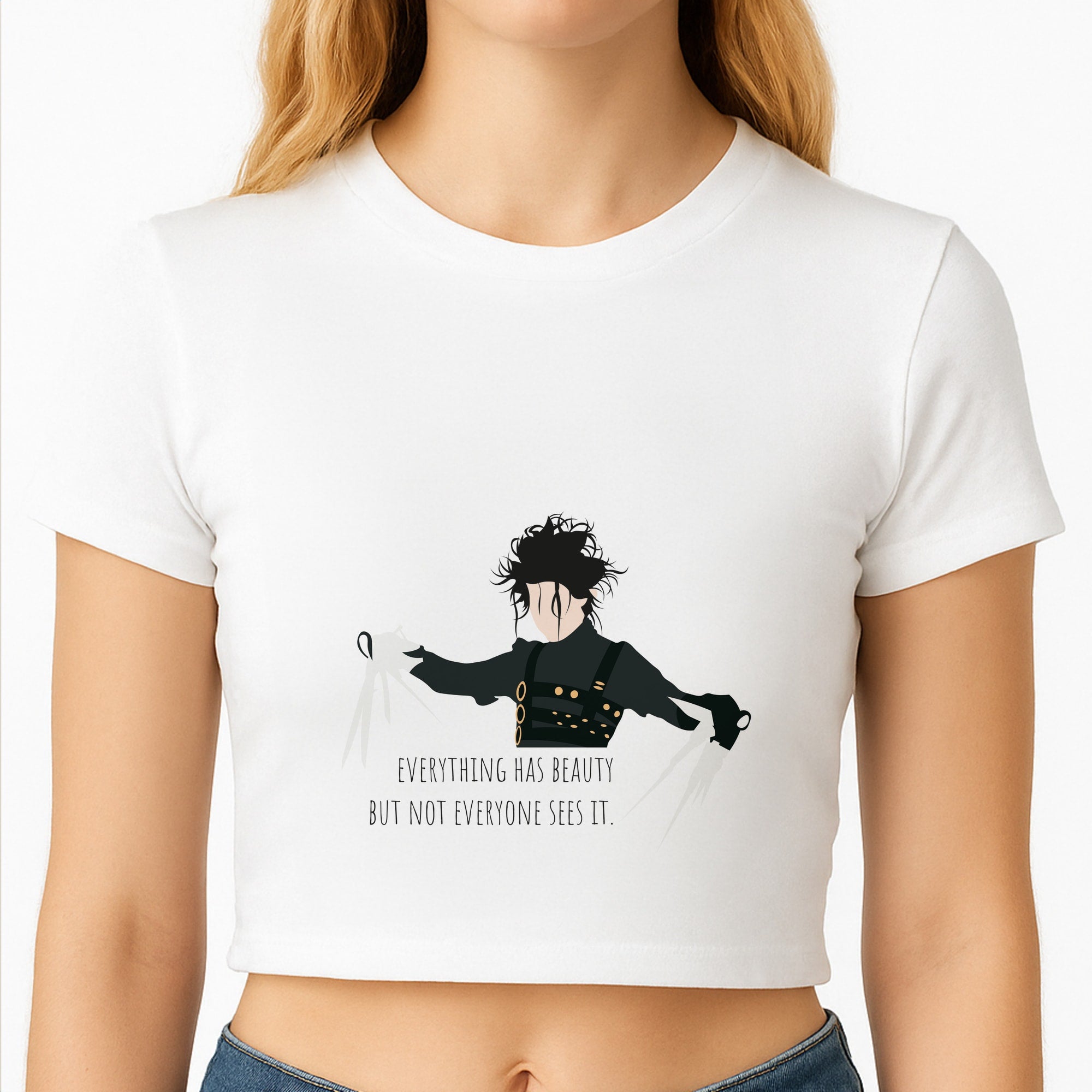 Everything Has Beauty - Scissorhands Crop Top