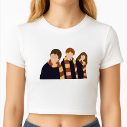 Wizard Cartoons Crop Top