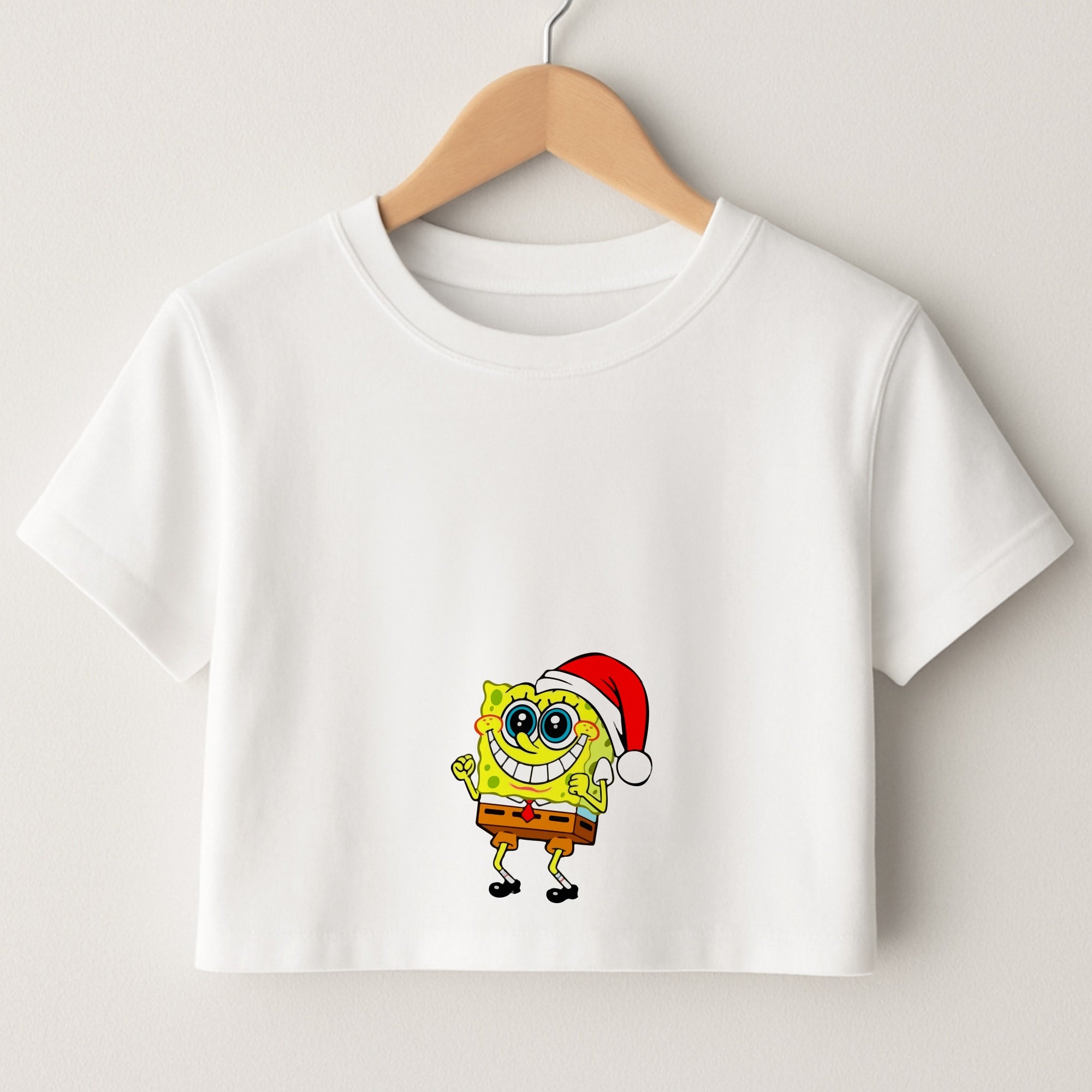 Sponge - Christmas Crop Top