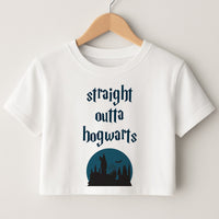 Straight Outta Hogwarts Crop Top