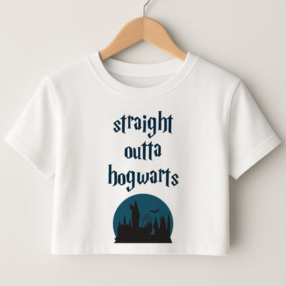 Straight Outta Hogwarts Crop Top