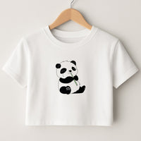Vegan Panda Crop Top