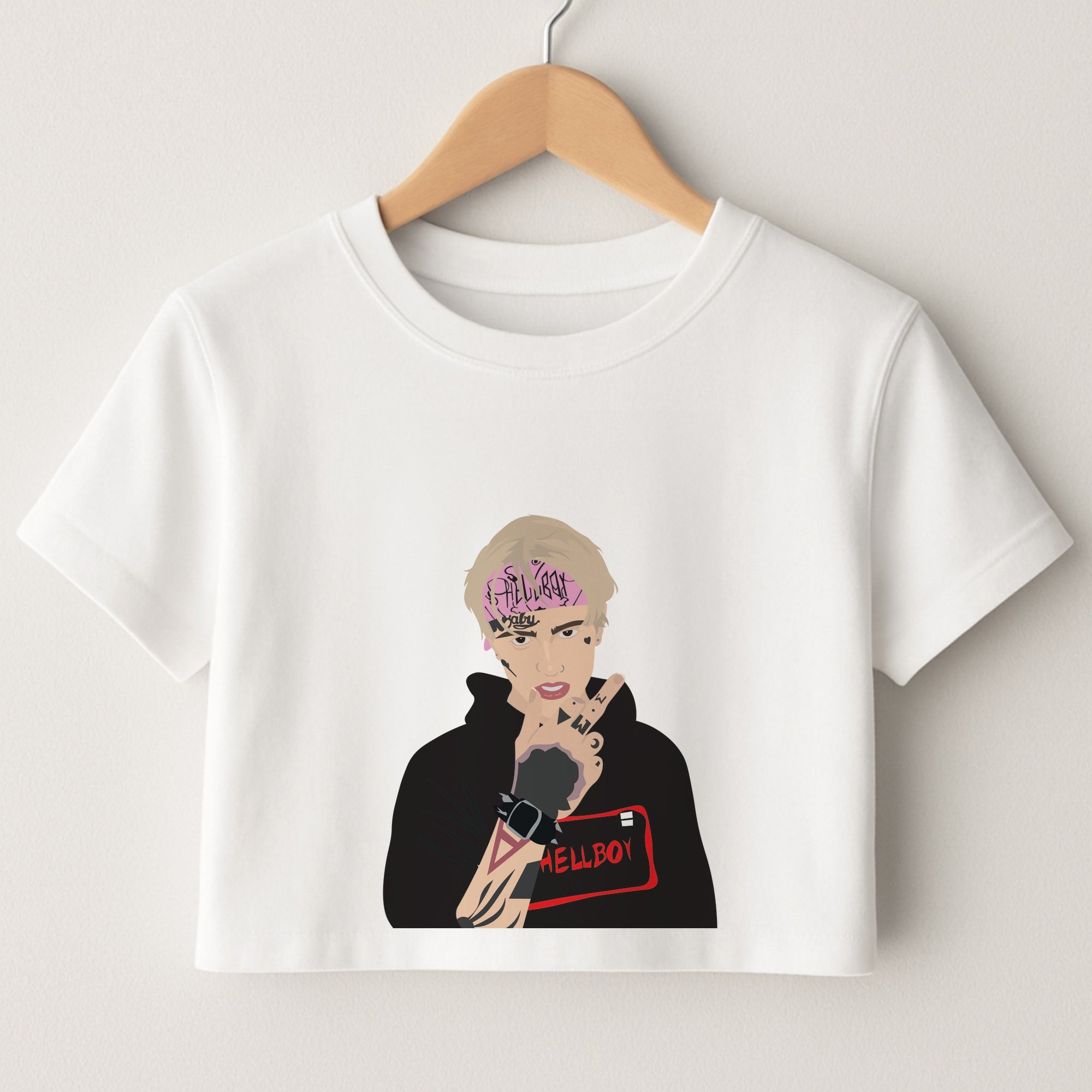Pink Bandana - Peep Crop Top