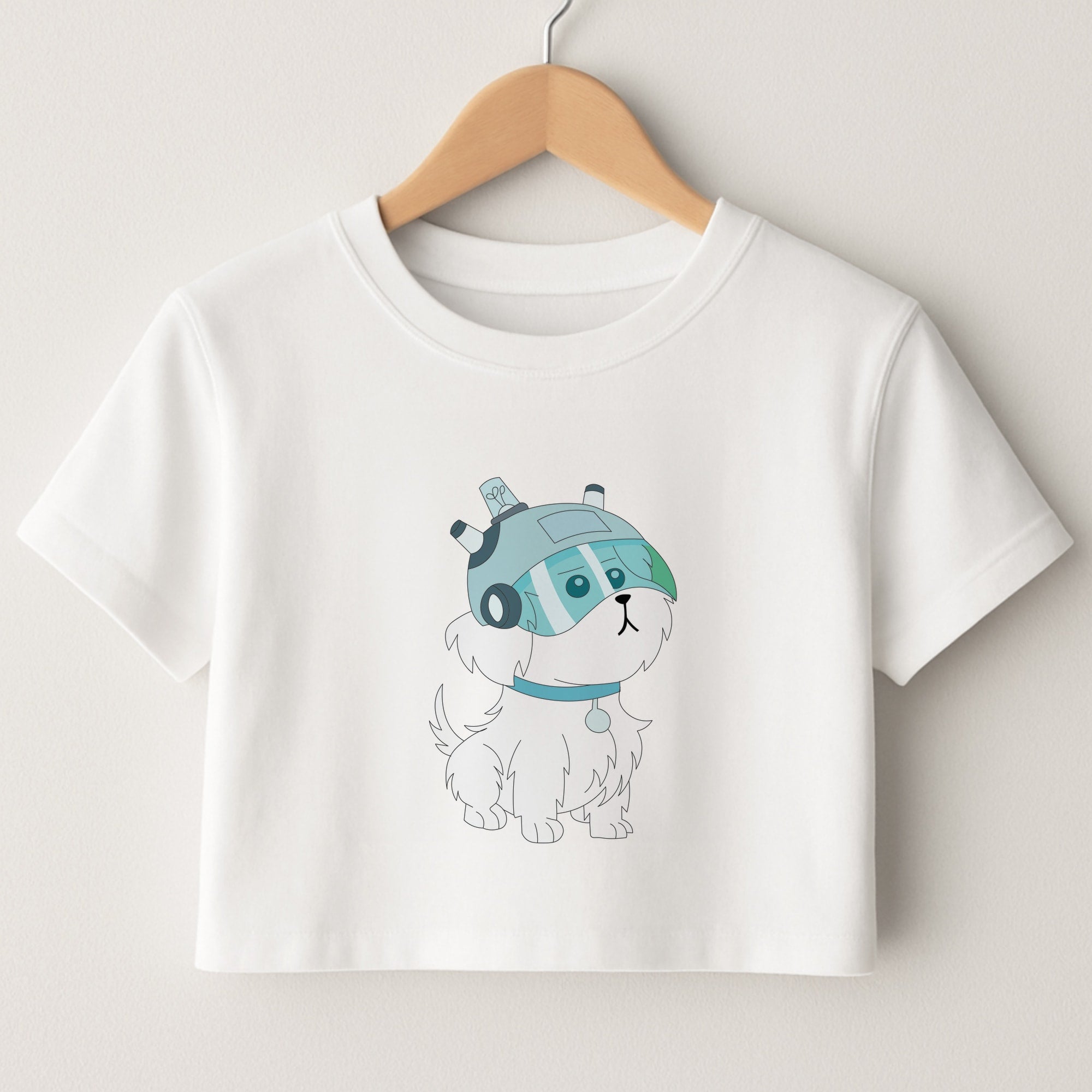 Space Dog - RAM Crop Top