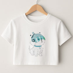 Space Dog - RAM Crop Top
