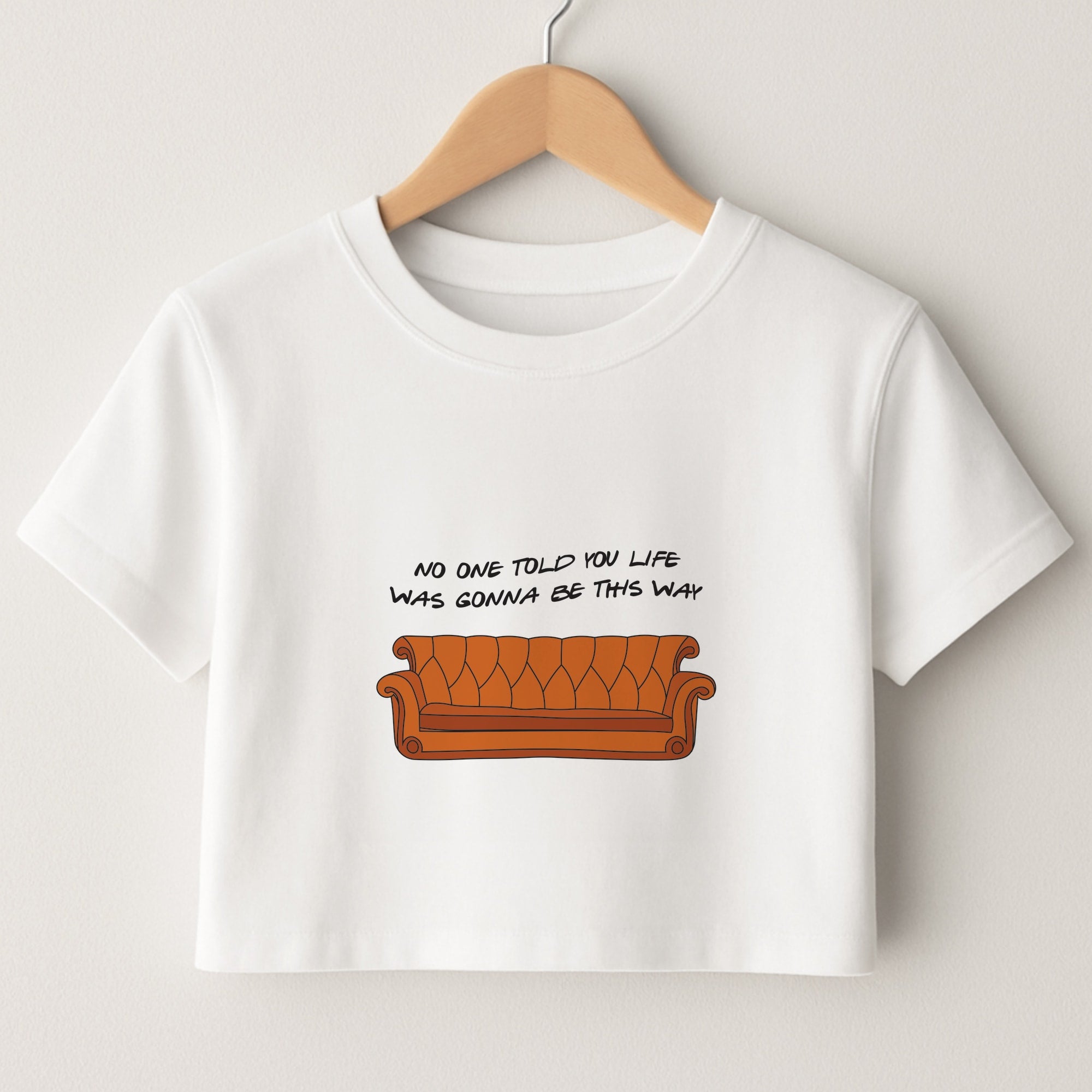 No One Told You Pattern Crop Top