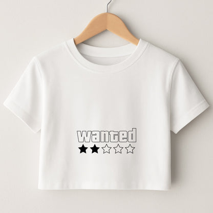 Wanted - Video Game Crop Top
