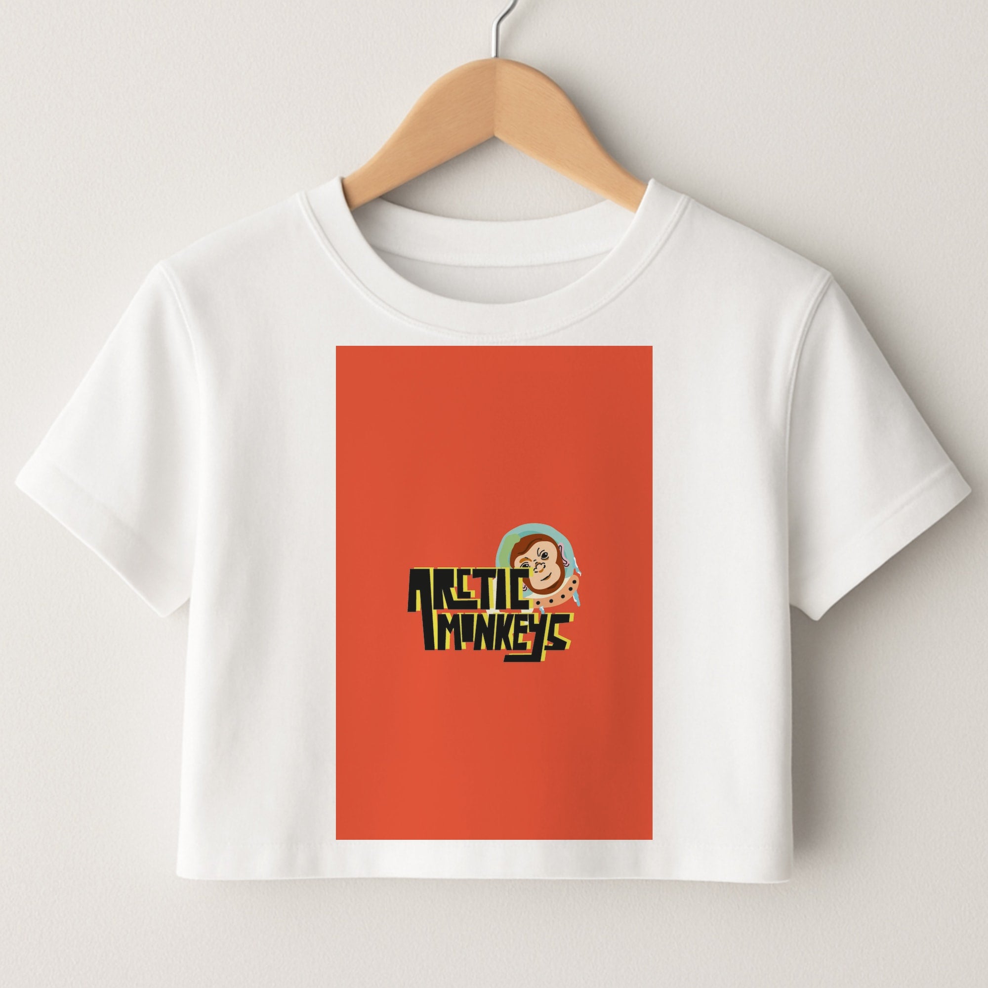 Space Monkey Crop Top