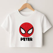 SpiderMan - Personalised Superhero Comic Crop Top 1