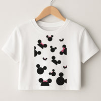 Mice Hats Crop Top