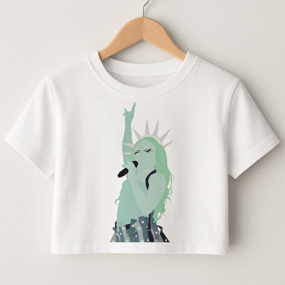 I'd Have To Stop The World Crop Top