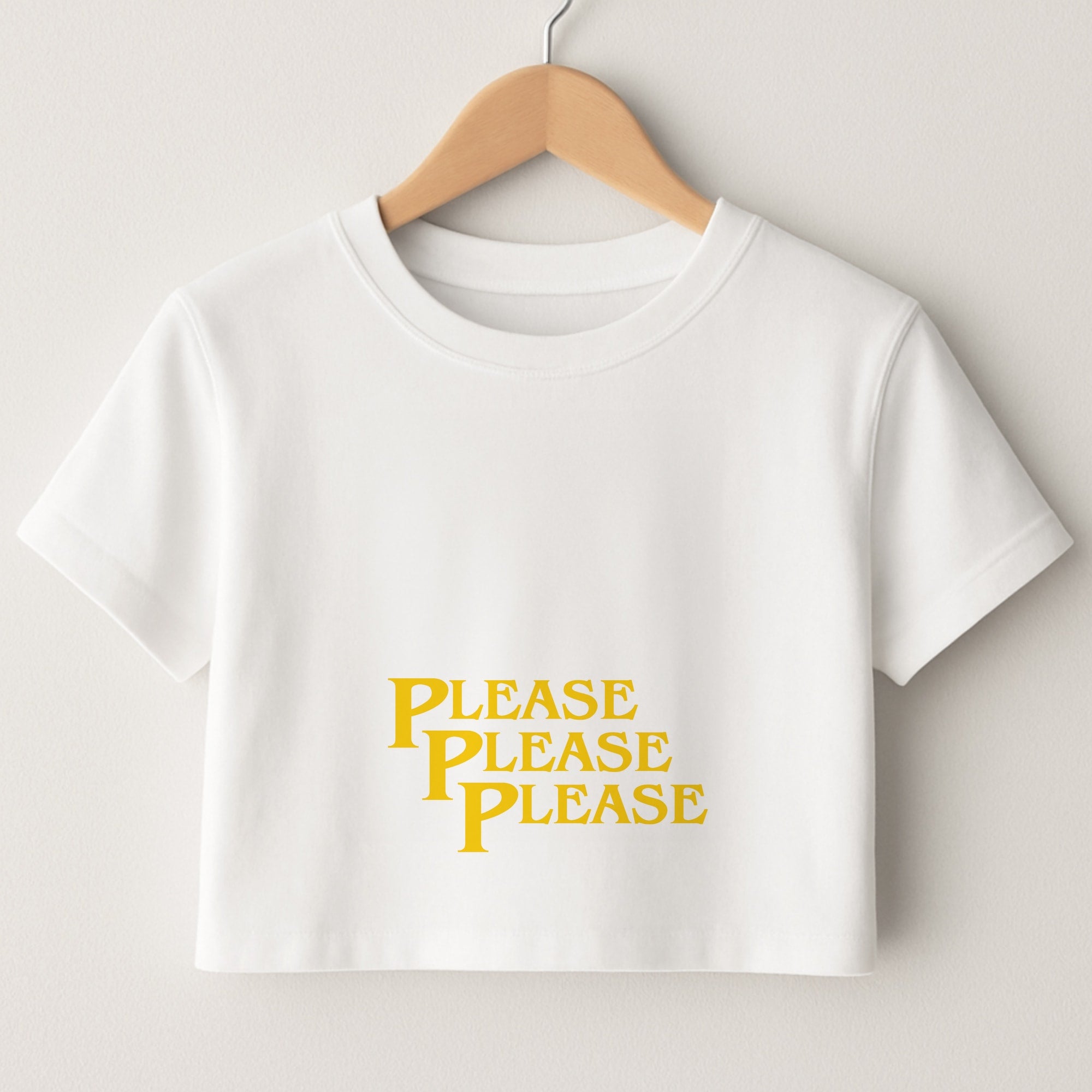 Please Please Please Crop Top