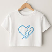 Lightning Heart Crop Top