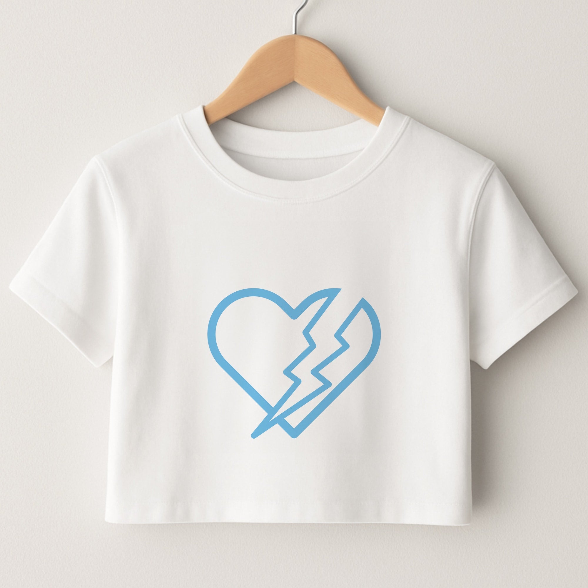 Lightning Heart Crop Top