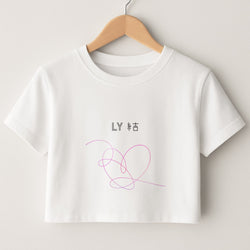 LY Heart - K Pop Crop Top