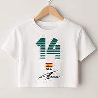 Alonso - F1 Crop Top