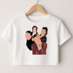 Group Photo Crop Top