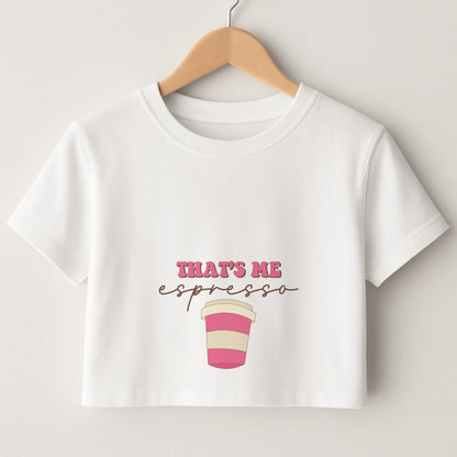 That's Me Espresso Crop Top