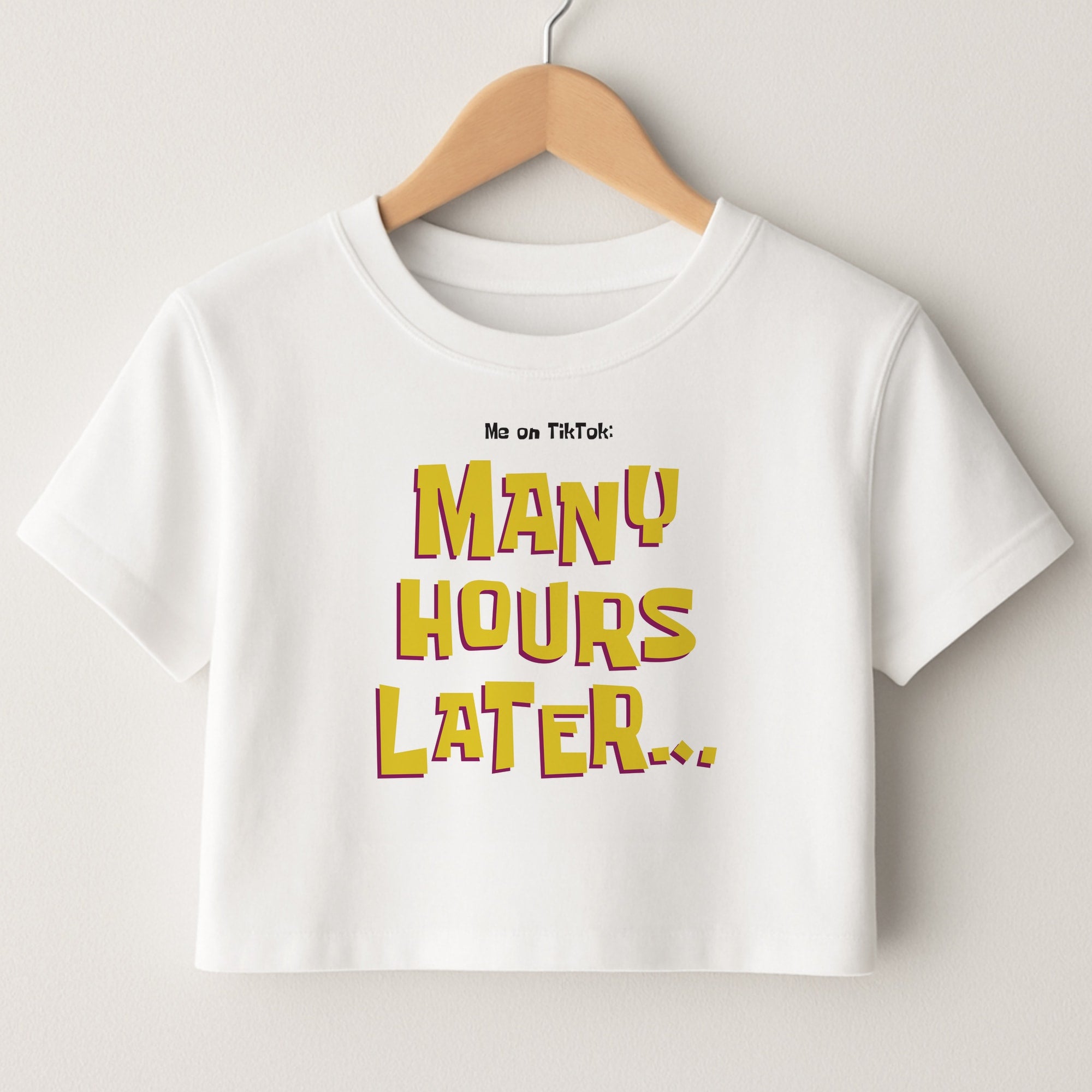 Many Hours Later Crop Top