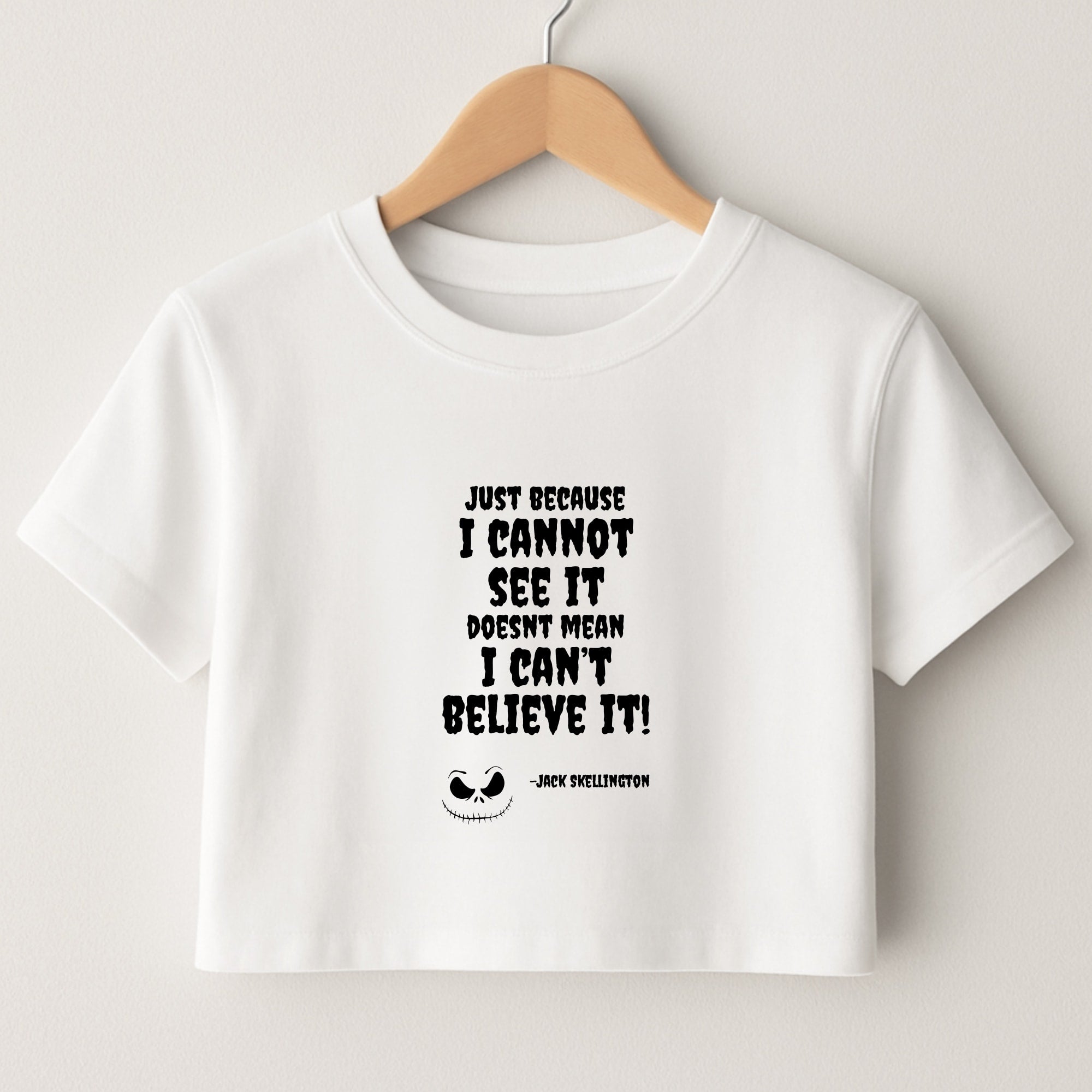TNBC - Jack Skellington Crop Top