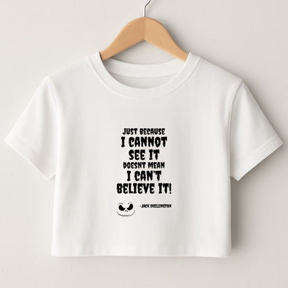 TNBC - Jack Skellington Crop Top