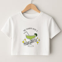 This Senorita Needs A Margarita - Funny Quotes Crop Top